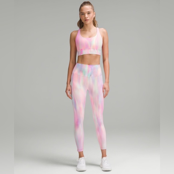 NWT 🍋Lululemon ✨Wunder Under High-Rise‎ Tight 25” Wash Psychedelic Size 8 RARE - Picture 3 of 12